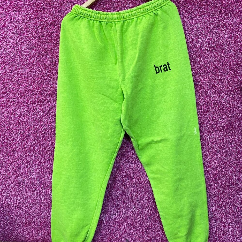 Charli XCX Brat Album Sweatpants size Large